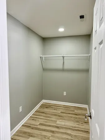 a view of a room with an empty space