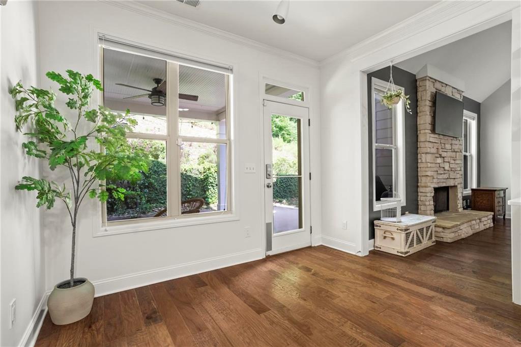 183 Lullwater Lane Dallas, GA 30132 - Photo 18 of 40 a view of livingroom with furniture and floor to ceiling window