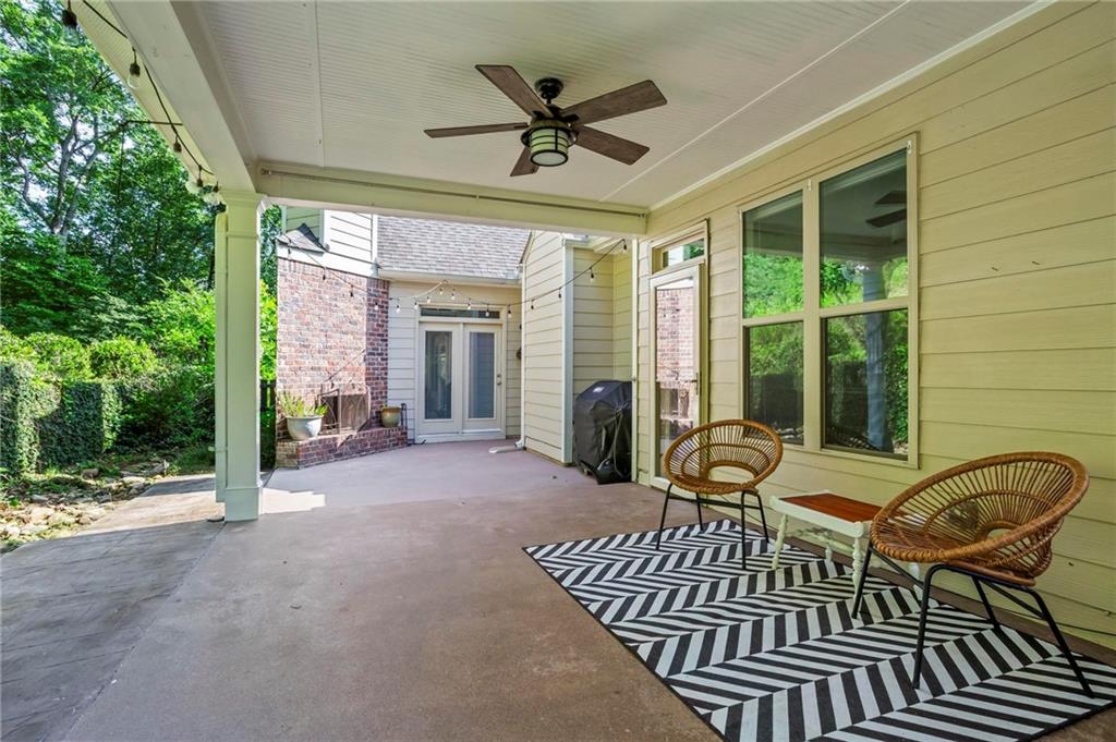 183 Lullwater Lane Dallas, GA 30132 - Photo 32 of 40 a view of a patio with a couple of chairs