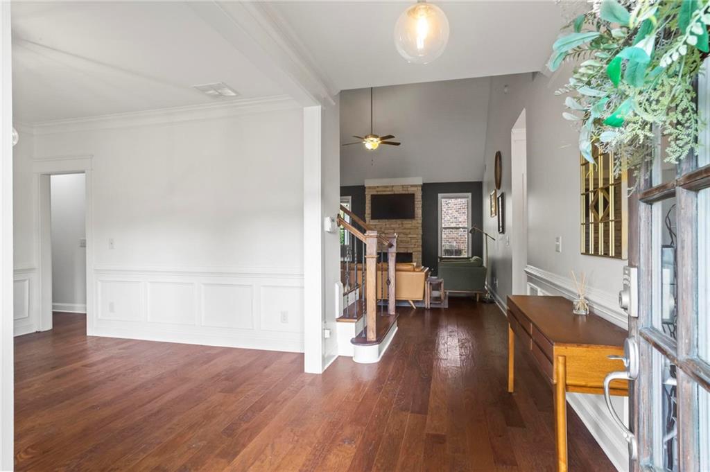 183 Lullwater Lane Dallas, GA 30132 - Photo 6 of 40 wooden floor in an empty room with a window