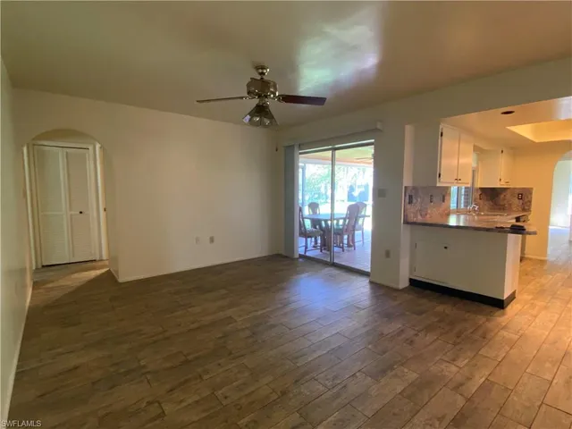 wooden floor in an empty room
