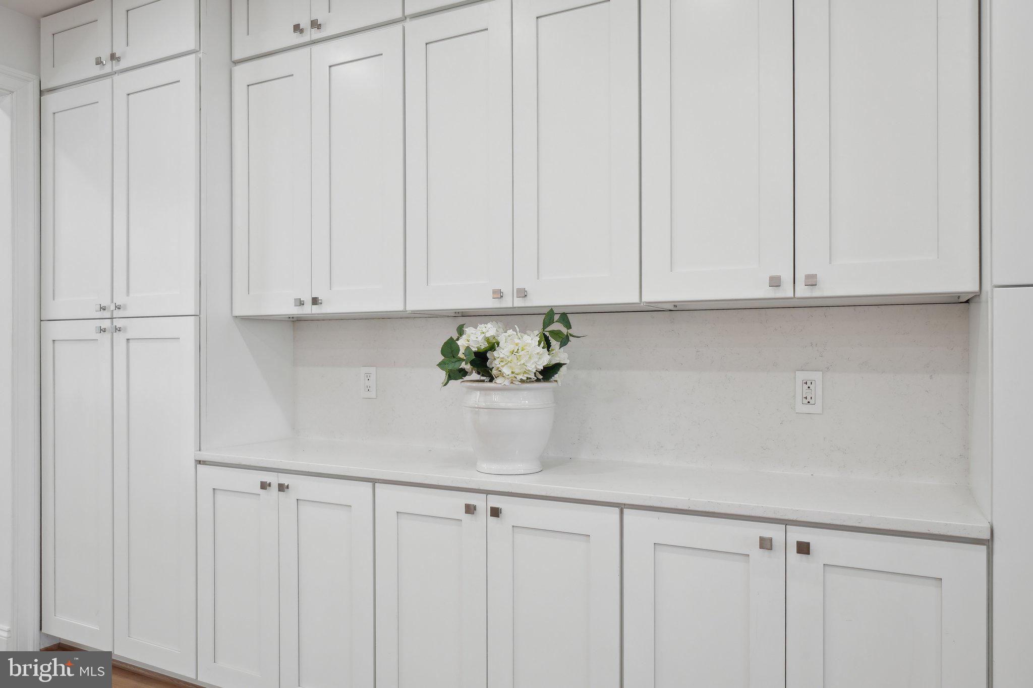 4423 Volta Place Northwest Washington, DC 20007 - Photo 10 of 36 a close view of kitchen with white cabinets