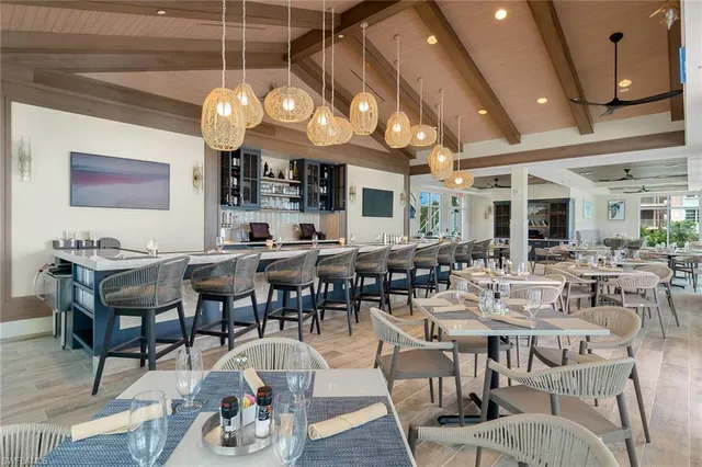 a kitchen with lots of counter top space