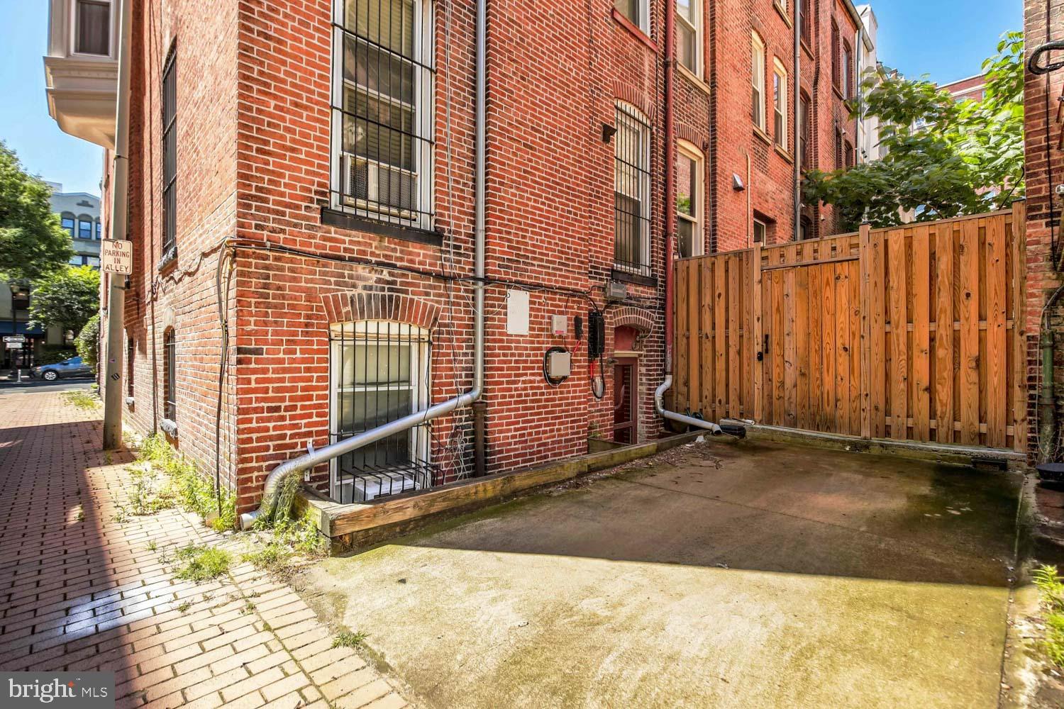 1733 17th Street Northwest Washington, DC 20009 - Photo 22 of 29 Parking right off the alley - house is corner lo