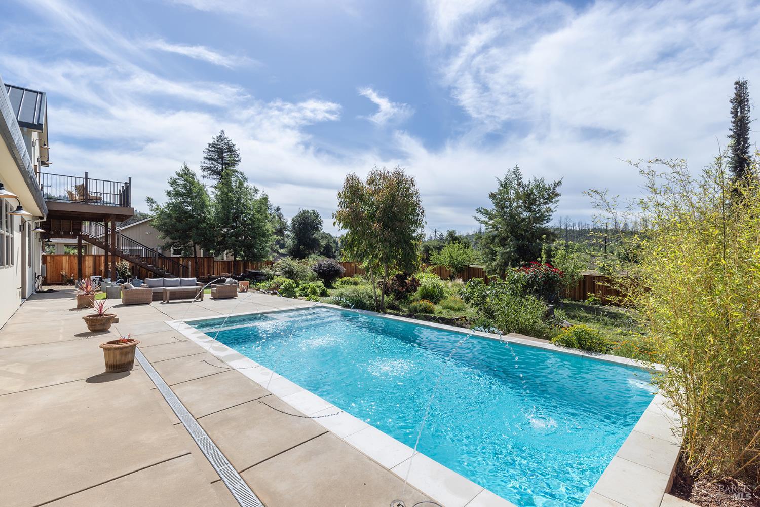 753 Sunnyside Road St. Helena, CA 94574 - Photo 46 of 55 a view of swimming pool from a lounge chair