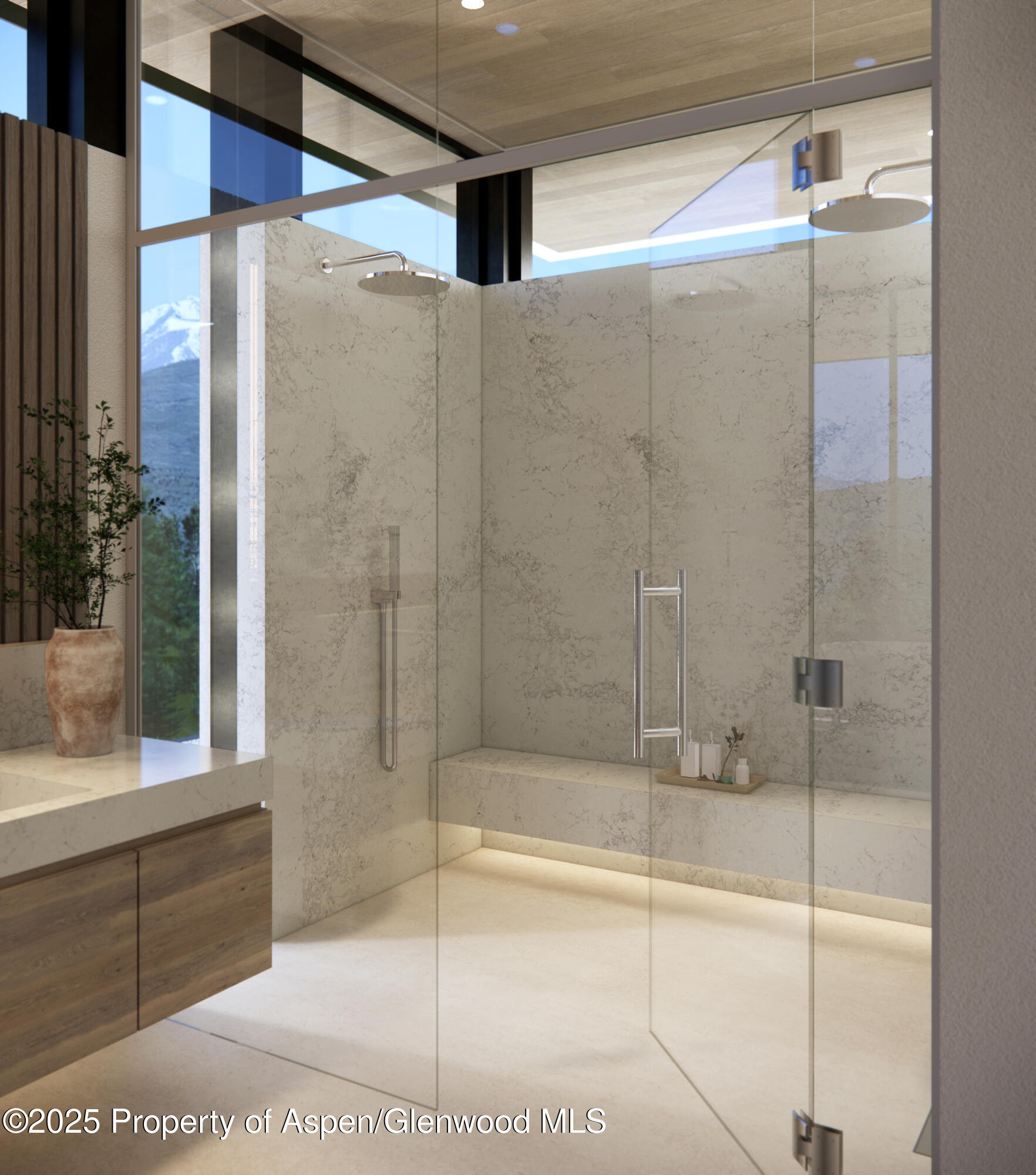 500 Whitecloud Road Carbondale, CO 81623 - Photo 15 of 28 a bathroom with a shower and a bath tub