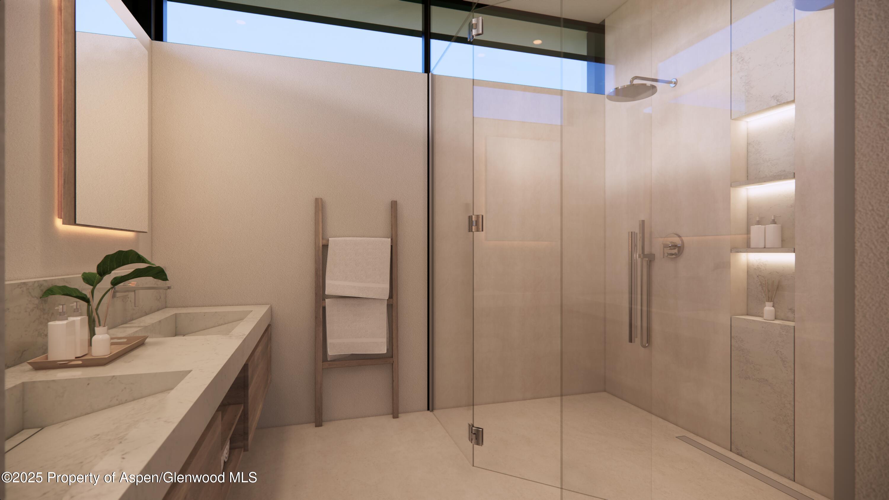 500 Whitecloud Road Carbondale, CO 81623 - Photo 22 of 28 a bathroom with a sink and shower