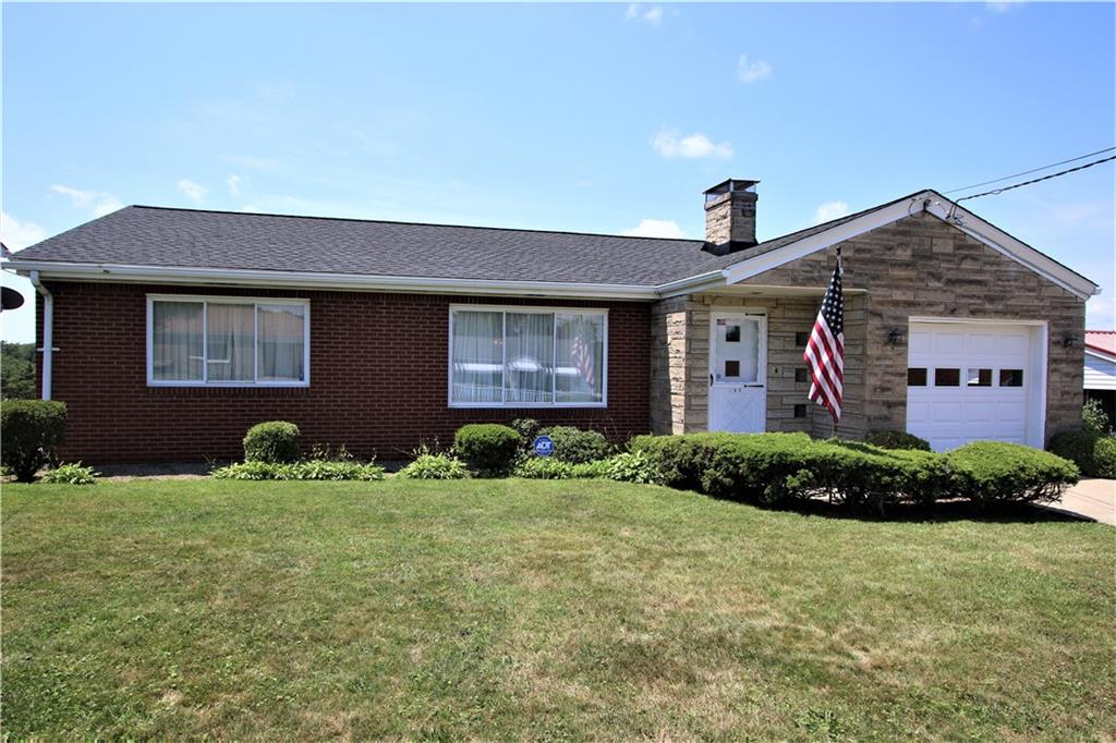 157 Taylor Run Road Monongahela, PA 15063 - Photo 1 of 42 Fabulous Location just a few minutes from Hospital, Shopping, Restaurants, PA 43 & seconds to the YMCA!!!Level Entry into Beautiful Brick & Stone Masonry Ranch & Concrete Driveway w/ plenty of additional Off-Street Parking! New Roof July 2023, Furnace & Hot Water Tank replaced January 2016, Garage Door appx 8 years!