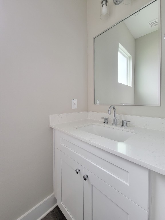 8316 Curry Road, Unit A Houston, TX 77093 - Photo 32 of 47 a bathroom with a sink and a mirror