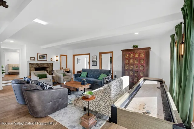 a bathroom with a shower and a sink