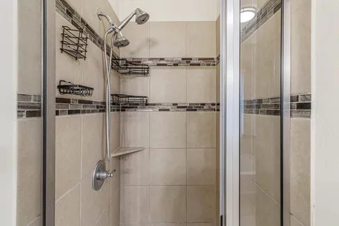 a view of a walk in closet