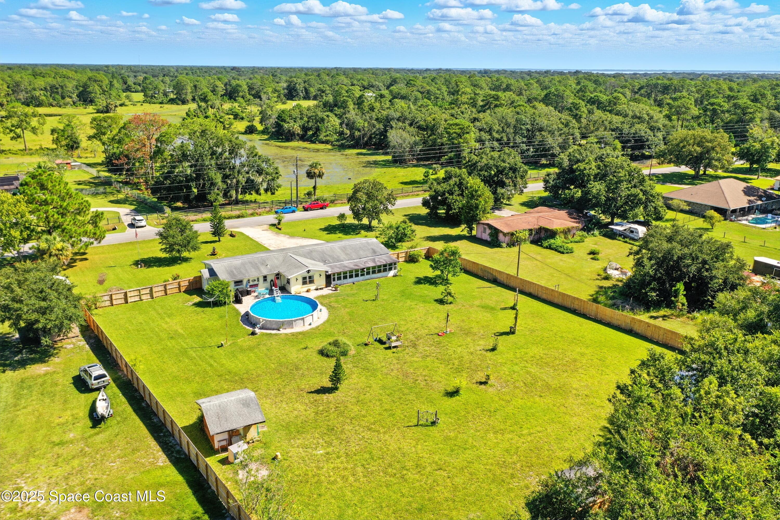 3929 Burkholm Road Mims, FL 32754 - Photo 41 of 51 Aerial View