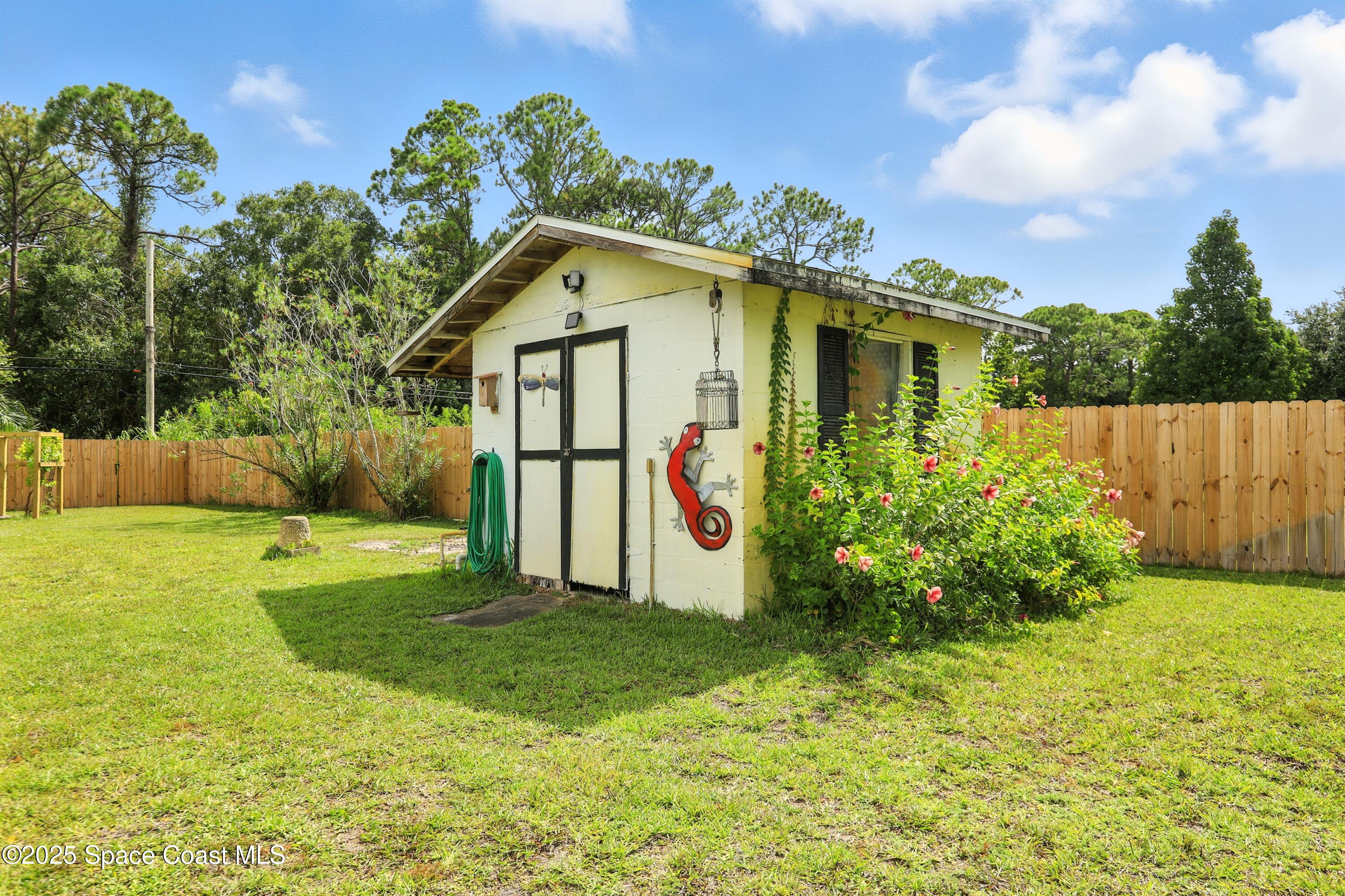 3929 Burkholm Road Mims, FL 32754 - Photo 43 of 51 Concrete Utility Shed