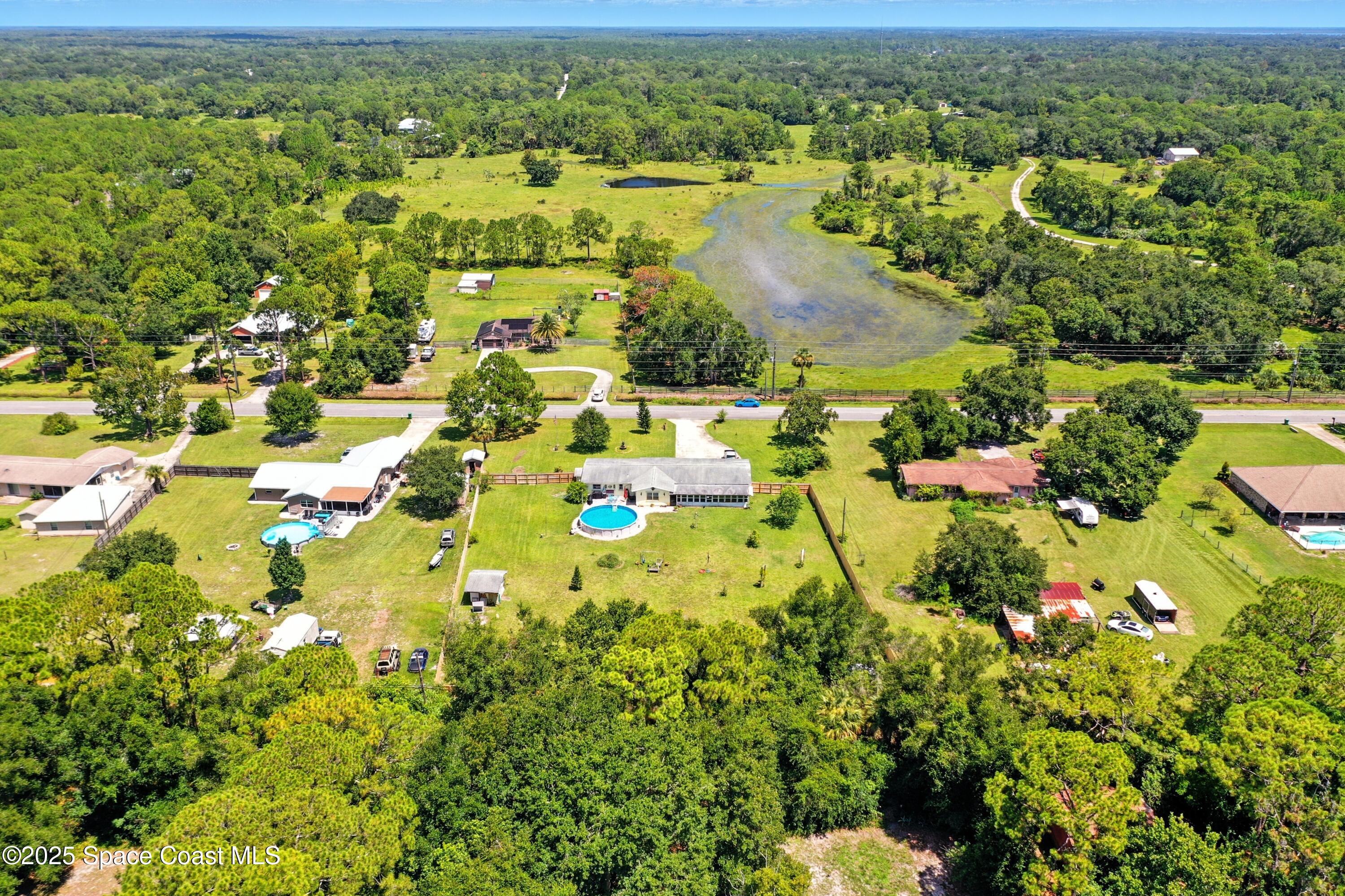 3929 Burkholm Road Mims, FL 32754 - Photo 44 of 51 Aerial View