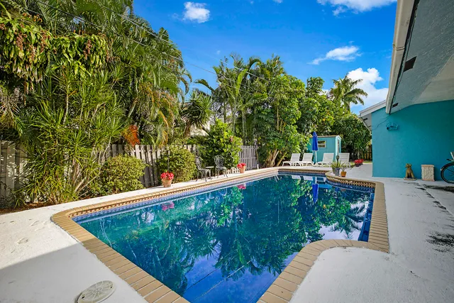 a view of a balcony with an outdoor space