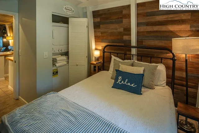 a view of a balcony with furniture