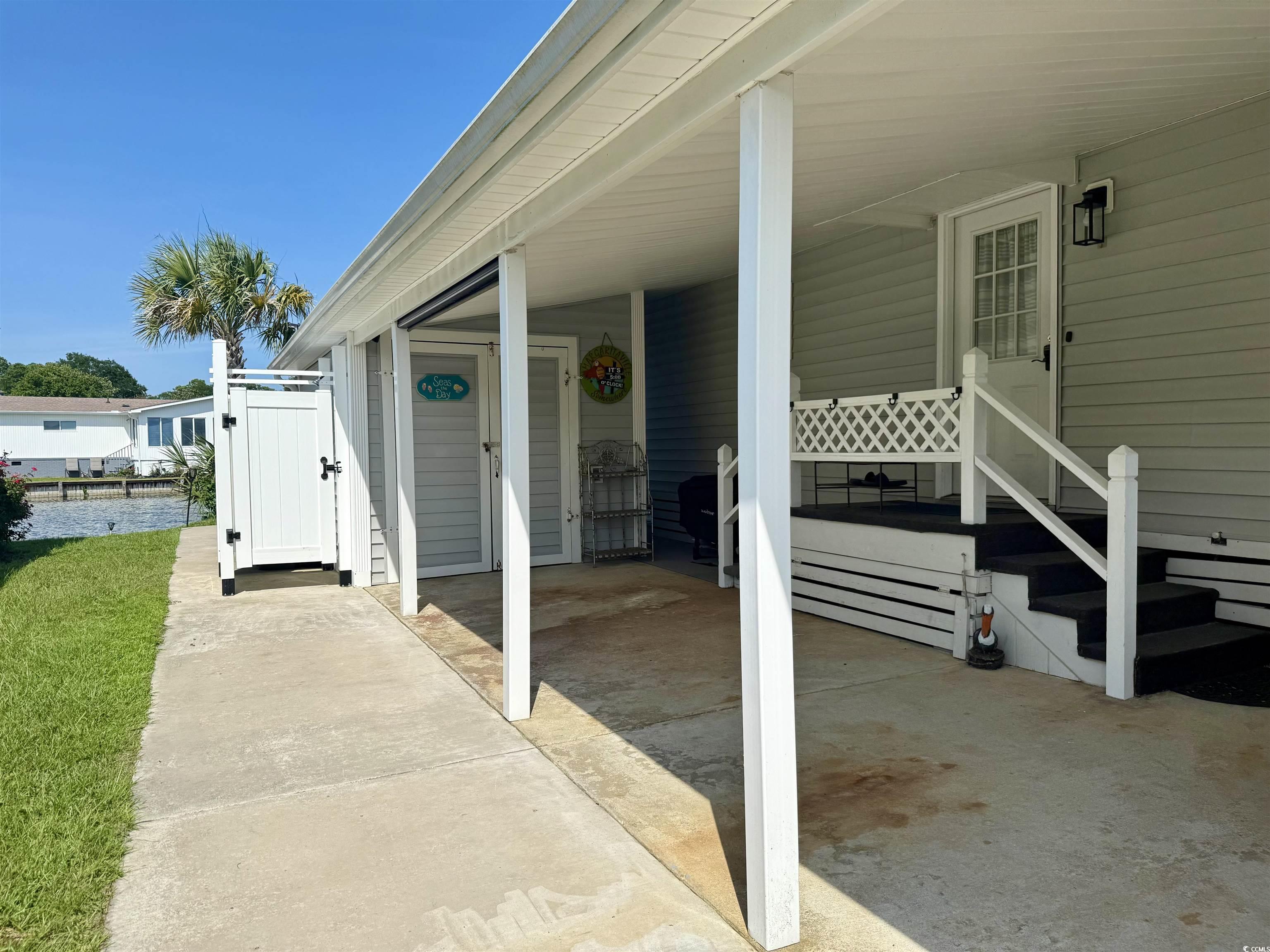416 Oceanside Drive Surfside Beach, SC 29575 - Photo 29 of 37 View of patio