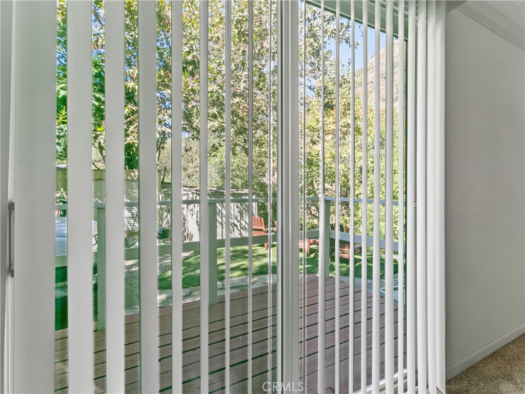 29501 Silverado Canyon Road Silverado, CA 92676 - Photo 19 of 49 Door off 2nd bedroom leads to deck, parking and back yard.
