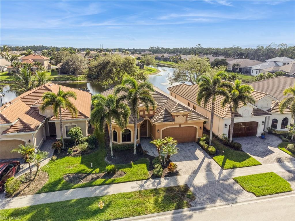 1411 Serrano Circle Naples, FL 34105 - Photo 46 of 50 Birds eye view of property with a water view
