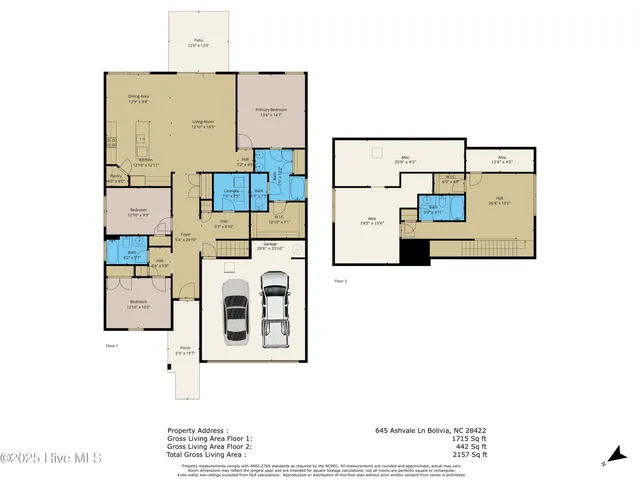 $374,999 | 645 Ashvale Lane Southeast, Bolivia, NC 28422