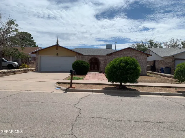 front view of house with a street