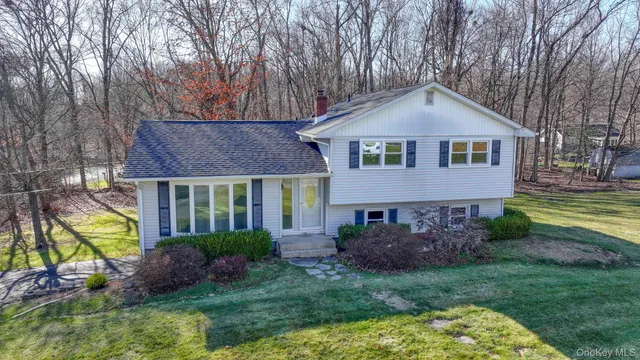 a bird view of a house