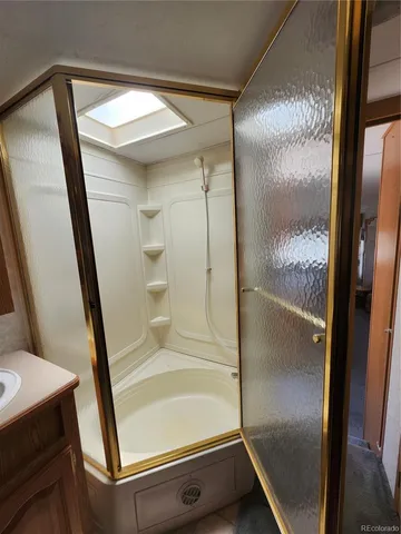 a view of walk in closet