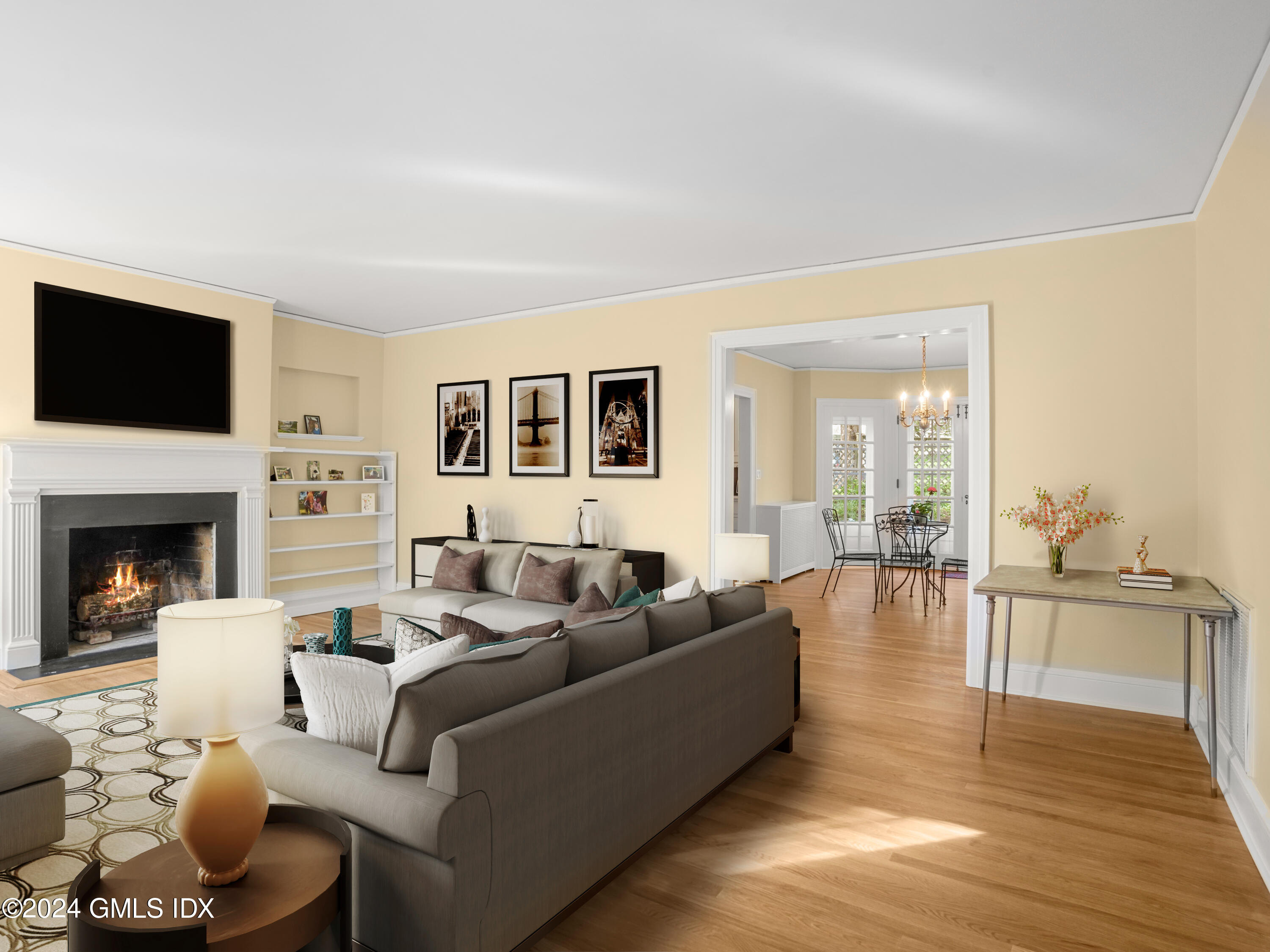 279 Riversville Road Greenwich, CT 06831 - Photo 7 of 50 Living room staged