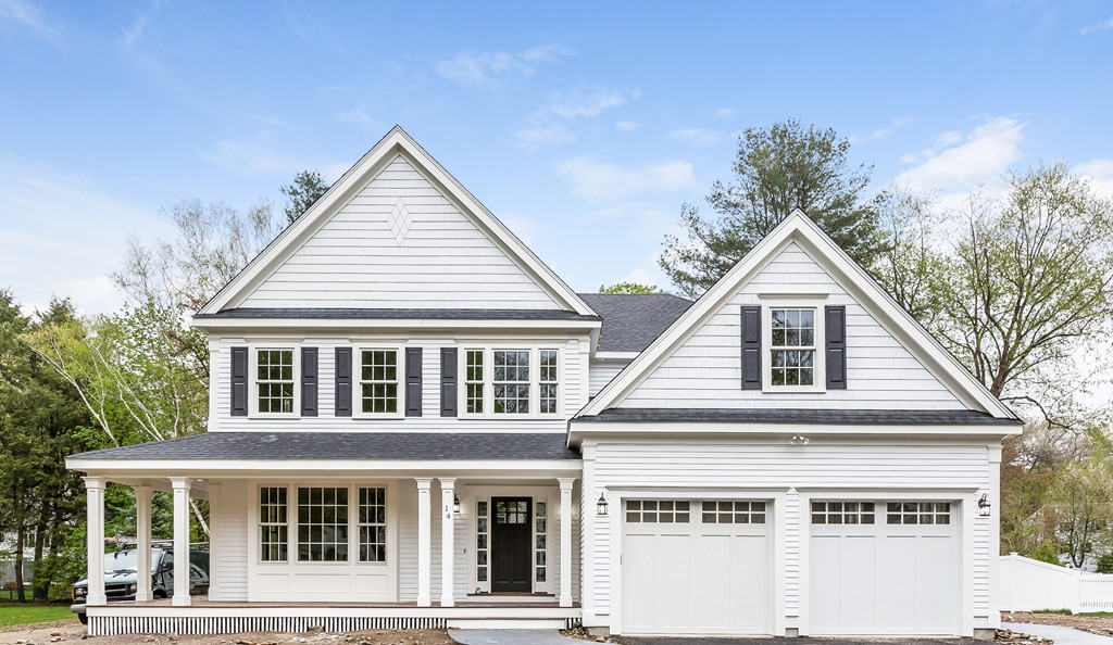 14 Jackson Road Wellesley, MA 02481 - Photo 1 of 28 front view of a house with a yard