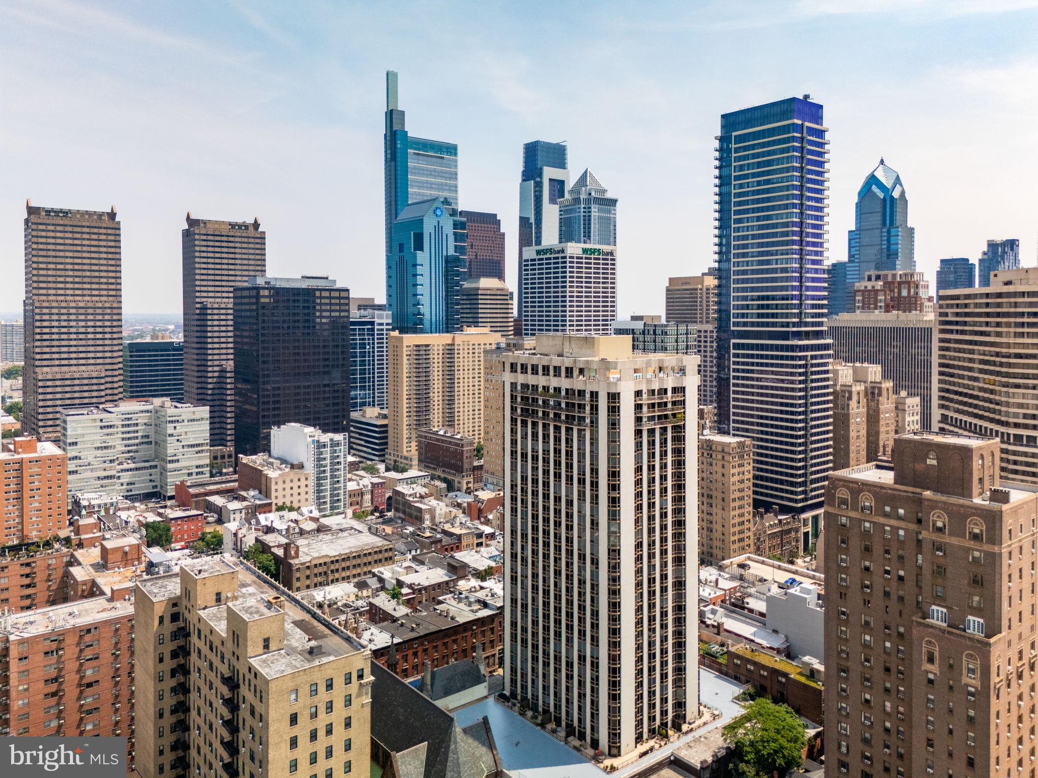 2018-32 Walnut Street, Unit 16GH Philadelphia, PA 19103 - Photo 74 of 78 a view of city with tall buildings