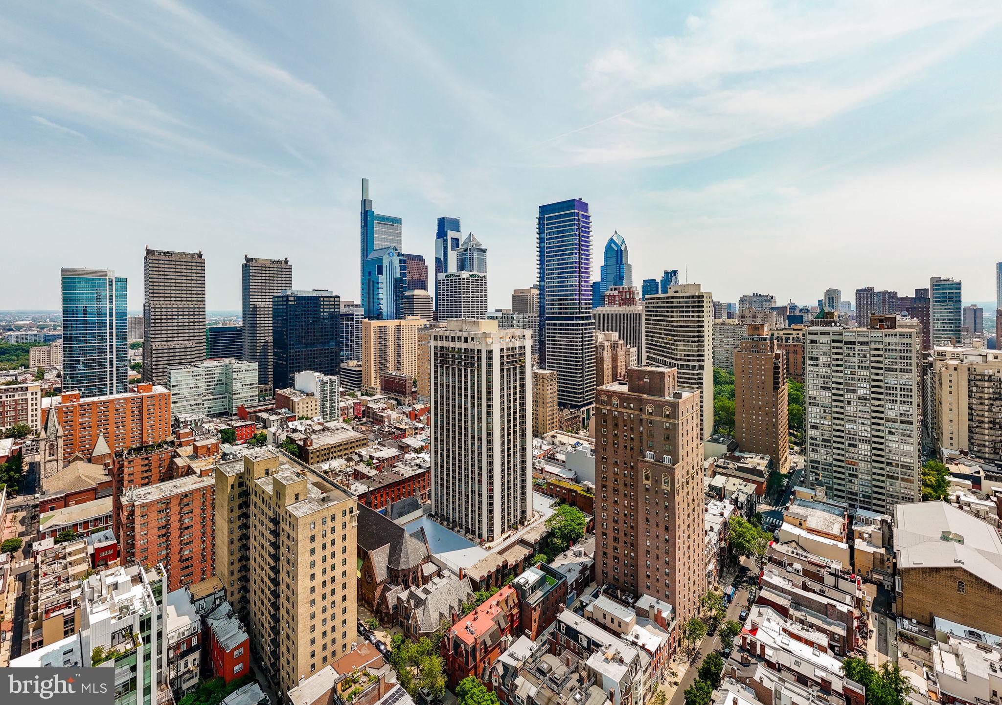 2018-32 Walnut Street, Unit 16GH Philadelphia, PA 19103 - Photo 75 of 78 a city view with tall buildings