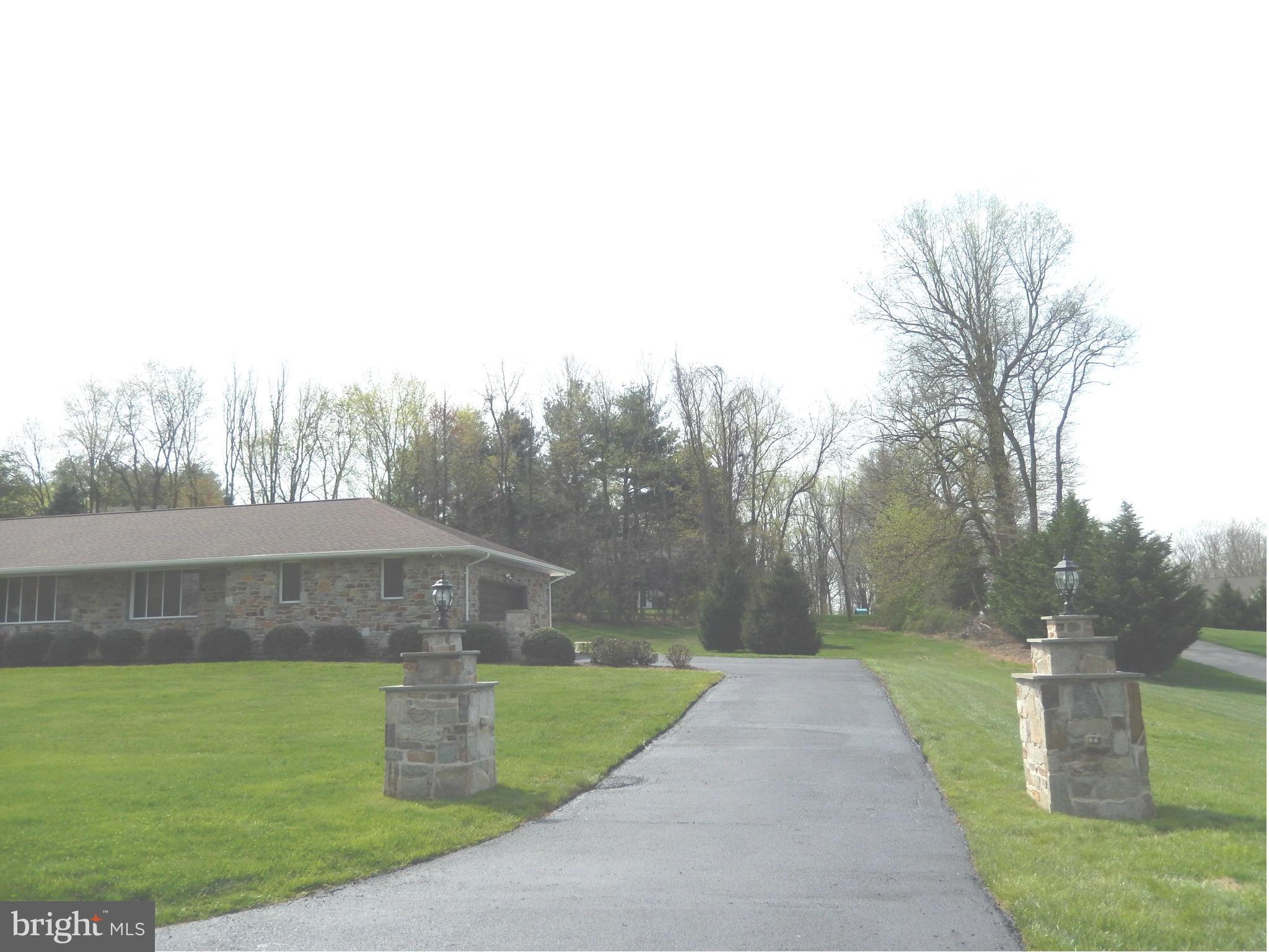 3905 Eland Road Phoenix, MD 21131 - Photo 4 of 20 Stone Pillars at driveway entrance