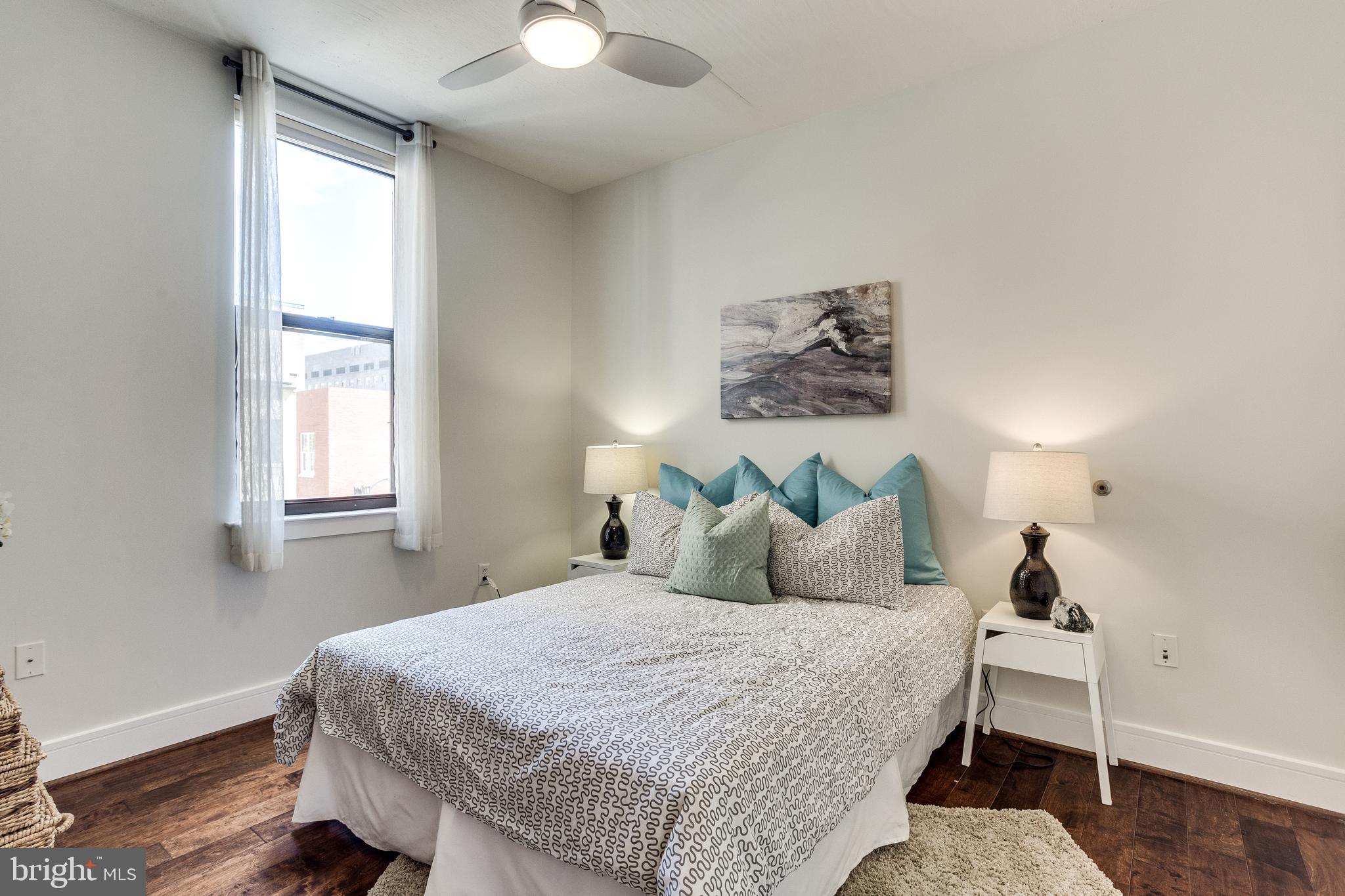 809 6th Street Northwest, Unit 35 Washington, DC 20001 - Photo 11 of 23 Large bedroom with high ceilings