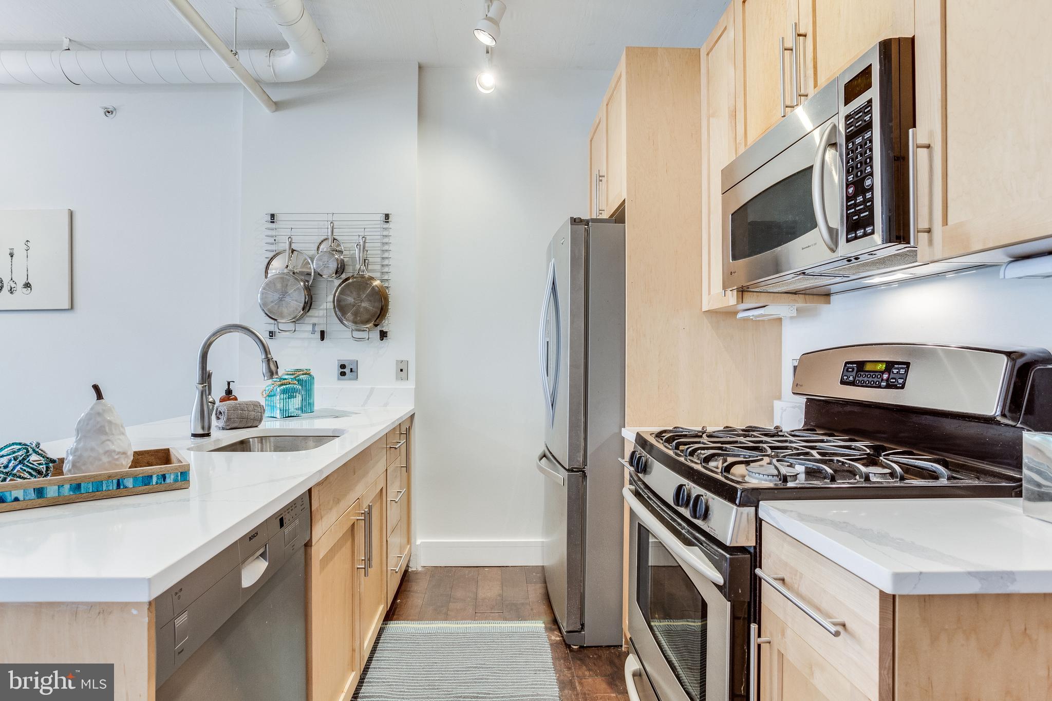 809 6th Street Northwest, Unit 35 Washington, DC 20001 - Photo 3 of 23 Chef's kitchen with stainless steel appliances