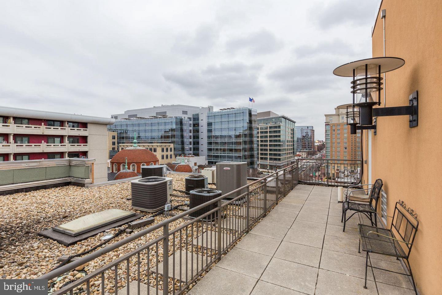 809 6th Street Northwest, Unit 35 Washington, DC 20001 - Photo 22 of 23 Communal rooftop with city views