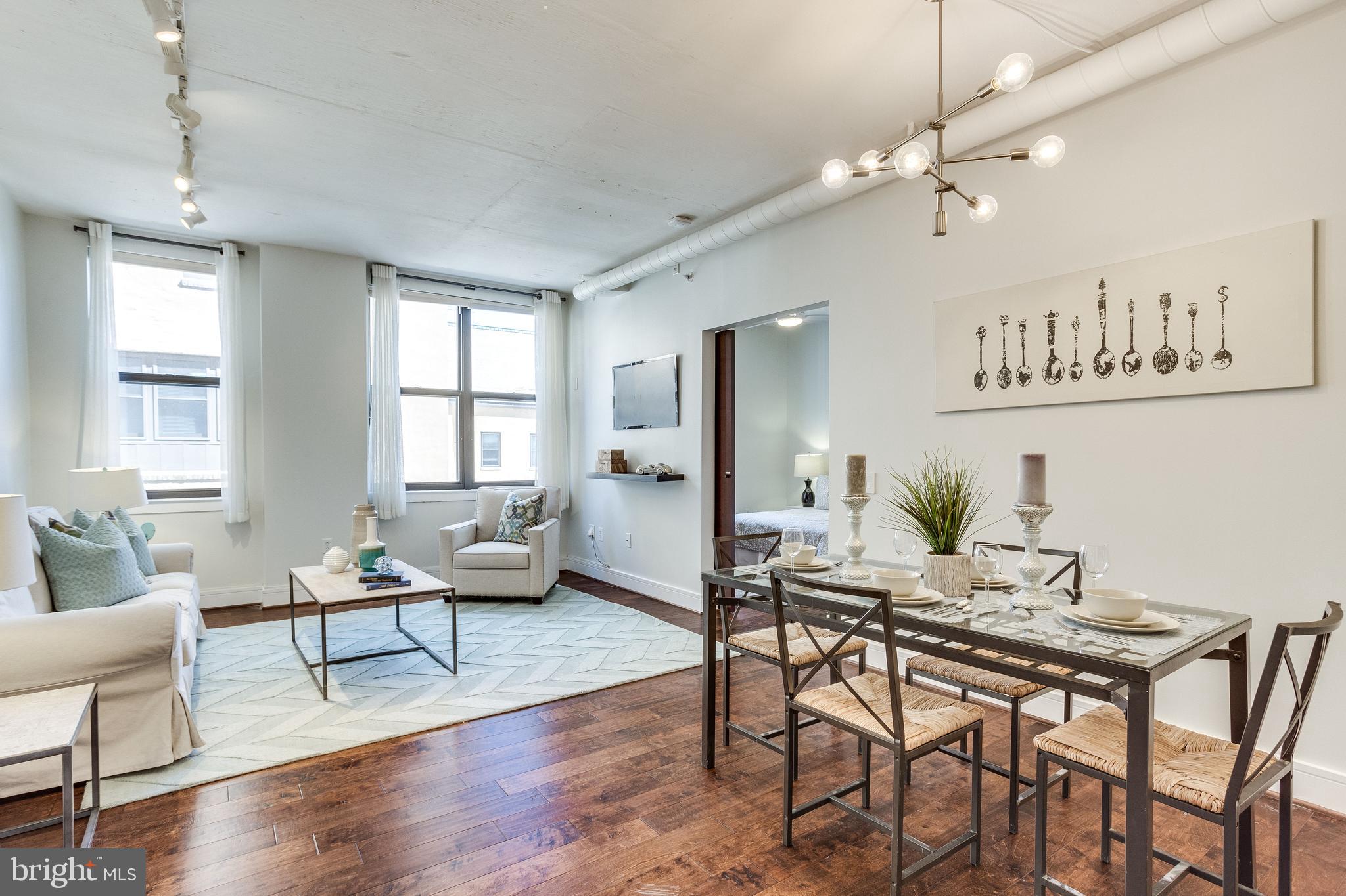 809 6th Street Northwest, Unit 35 Washington, DC 20001 - Photo 6 of 23 Open living/dining combination