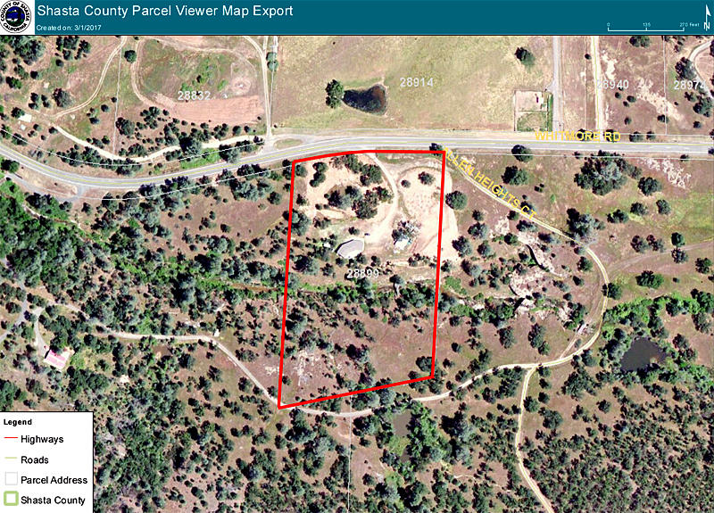 28899 Whitmore Road Whitmore, CA 96096 - Photo 43 of 43 Aerial Image-28899 Whitmore Rd