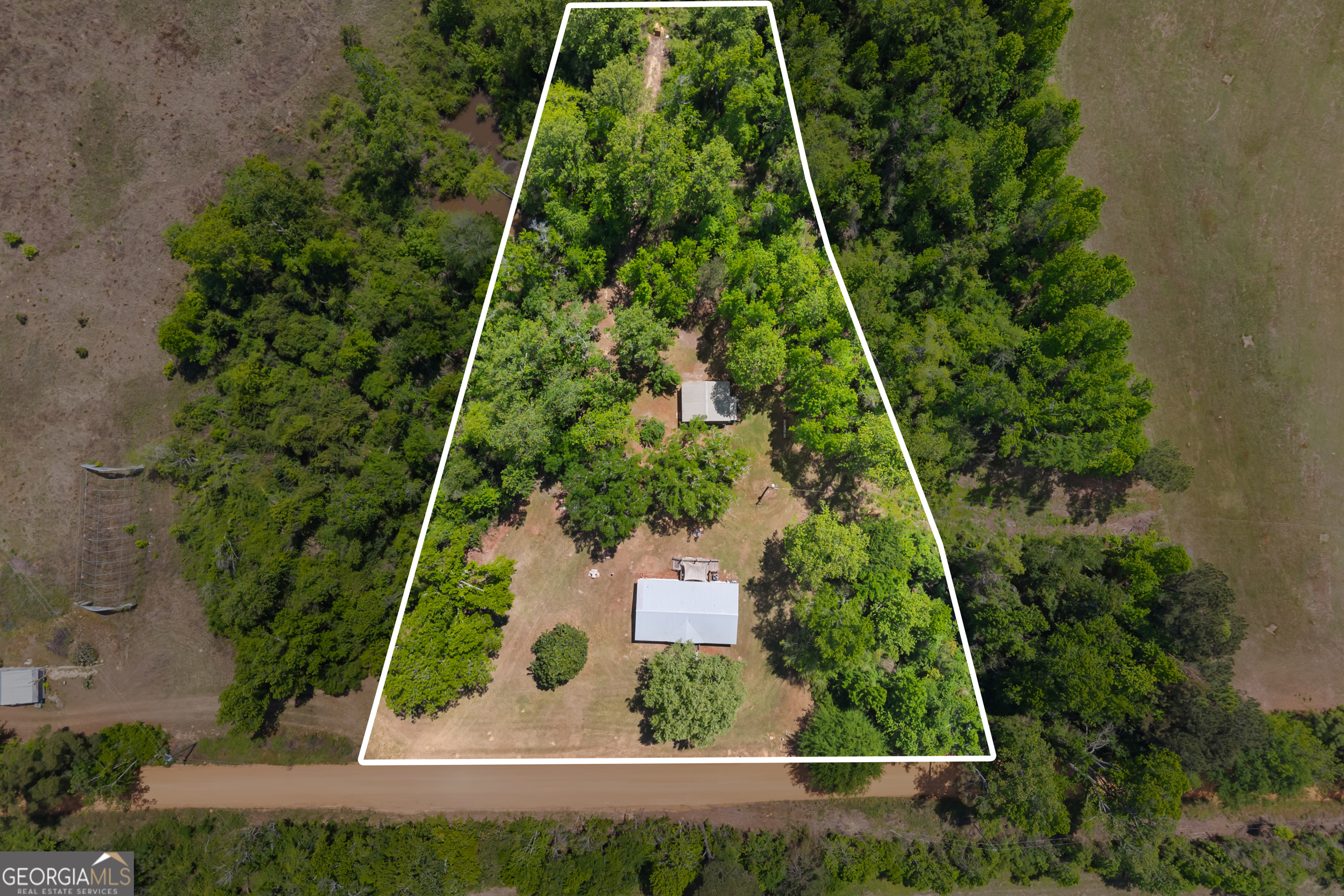 3347 Dickey Road Millen, GA 30442 - Photo 31 of 31 an aerial view of a yard