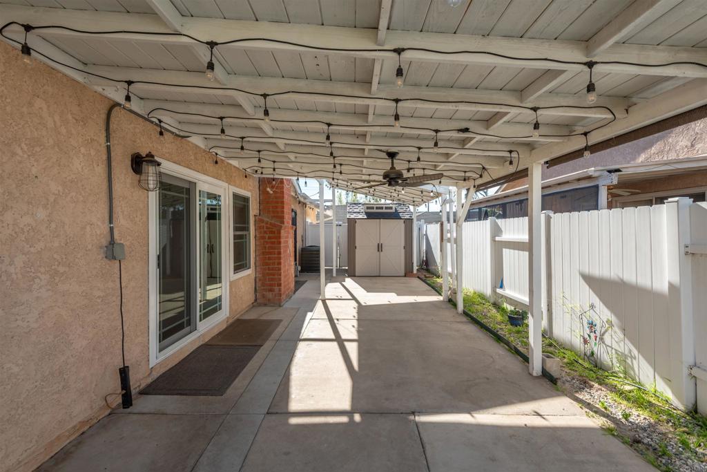 1693 Downing Street Simi Valley, CA 93065 - Photo 32 of 39 This is located off dining/ kitchen sliding door to side of home covered patio.