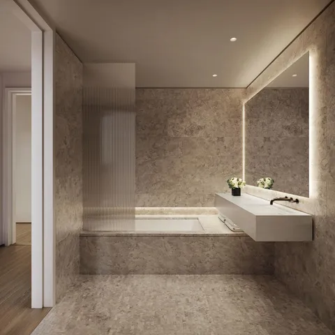 a living room with furniture and window