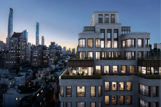 a view of building with a street