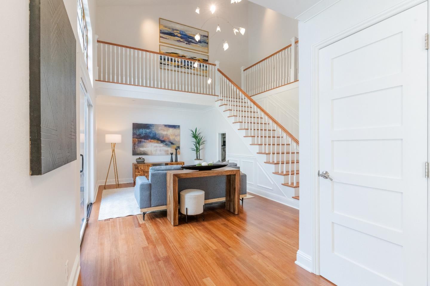 207 Post Street Mountain View, CA 94040 - Photo 16 of 60 a view of living room with furniture and wooden floor