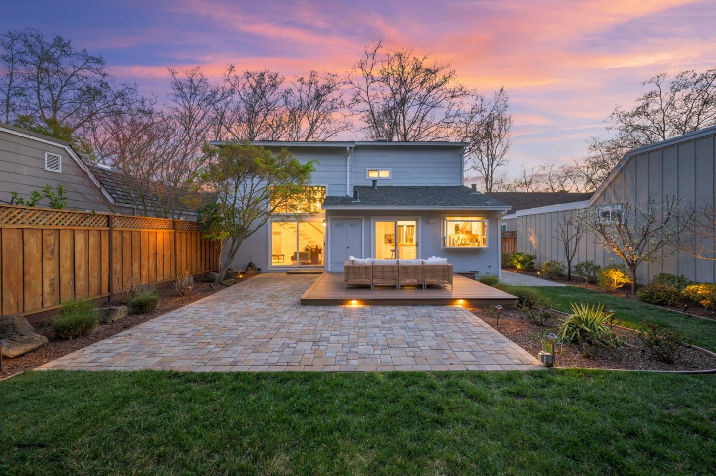207 Post Street Mountain View, CA 94040 - Photo 43 of 60 a view of a house with backyard and a tree