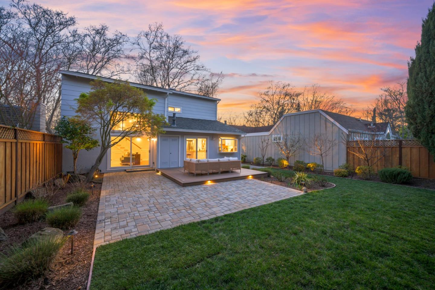 207 Post Street Mountain View, CA 94040 - Photo 47 of 60 a view of a house with backyard and garden