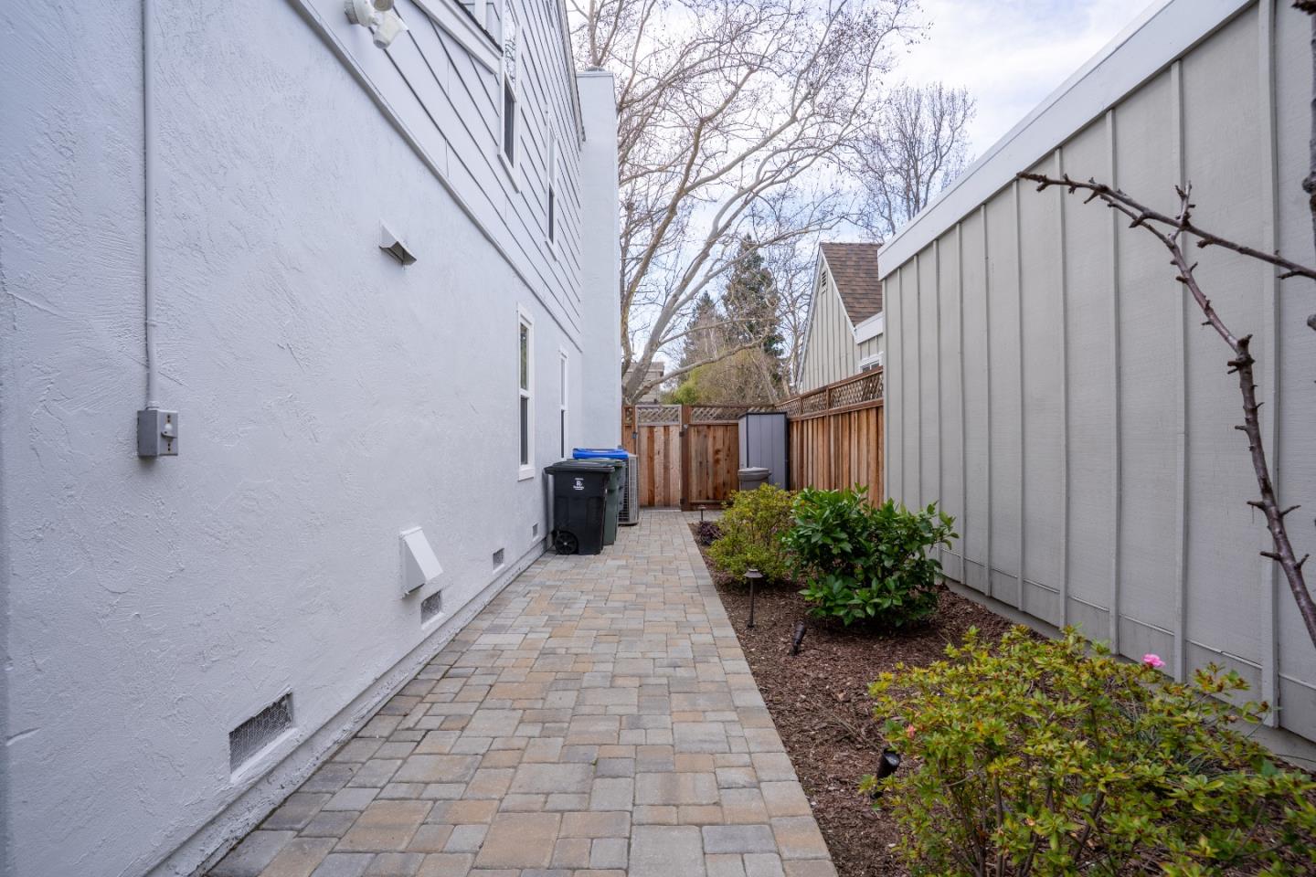 207 Post Street Mountain View, CA 94040 - Photo 48 of 60 a view of a back yard with flower plants