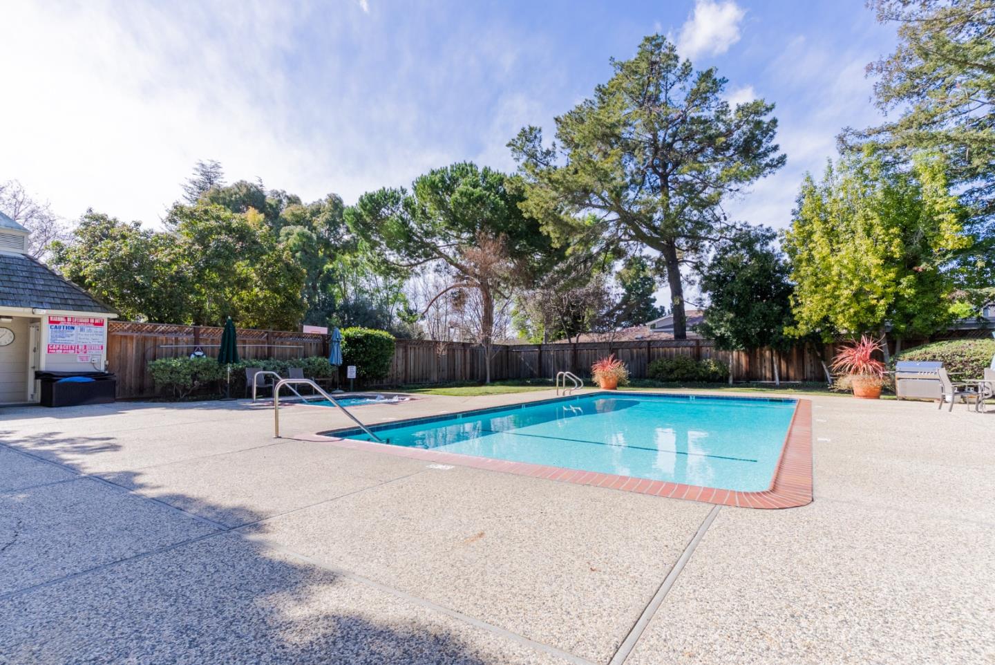 207 Post Street Mountain View, CA 94040 - Photo 54 of 60 a view of a swimming pool with a patio