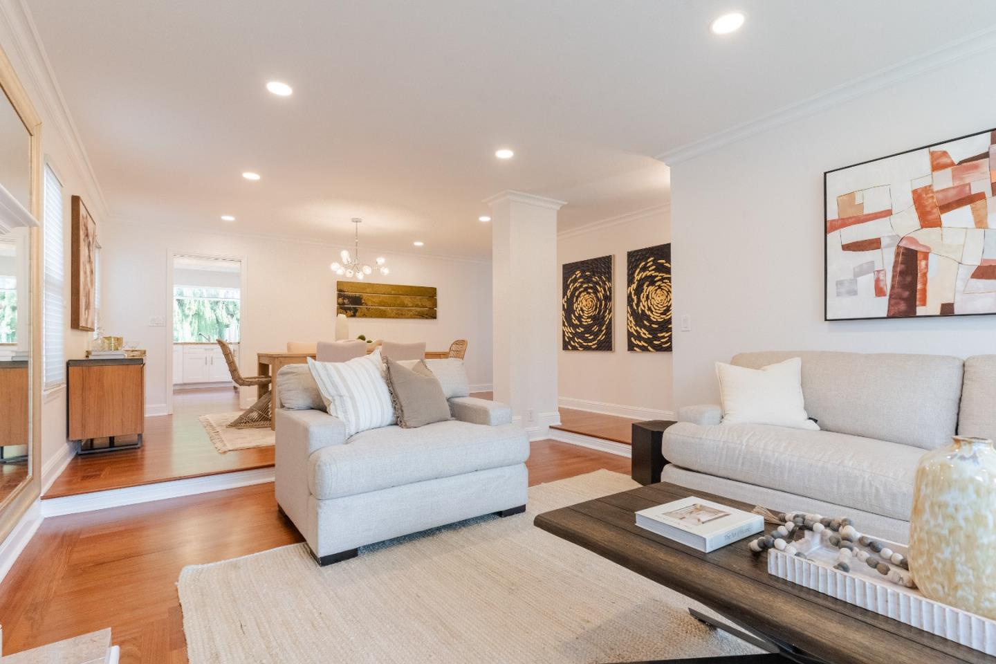 207 Post Street Mountain View, CA 94040 - Photo 7 of 60 a living room with furniture and a couch