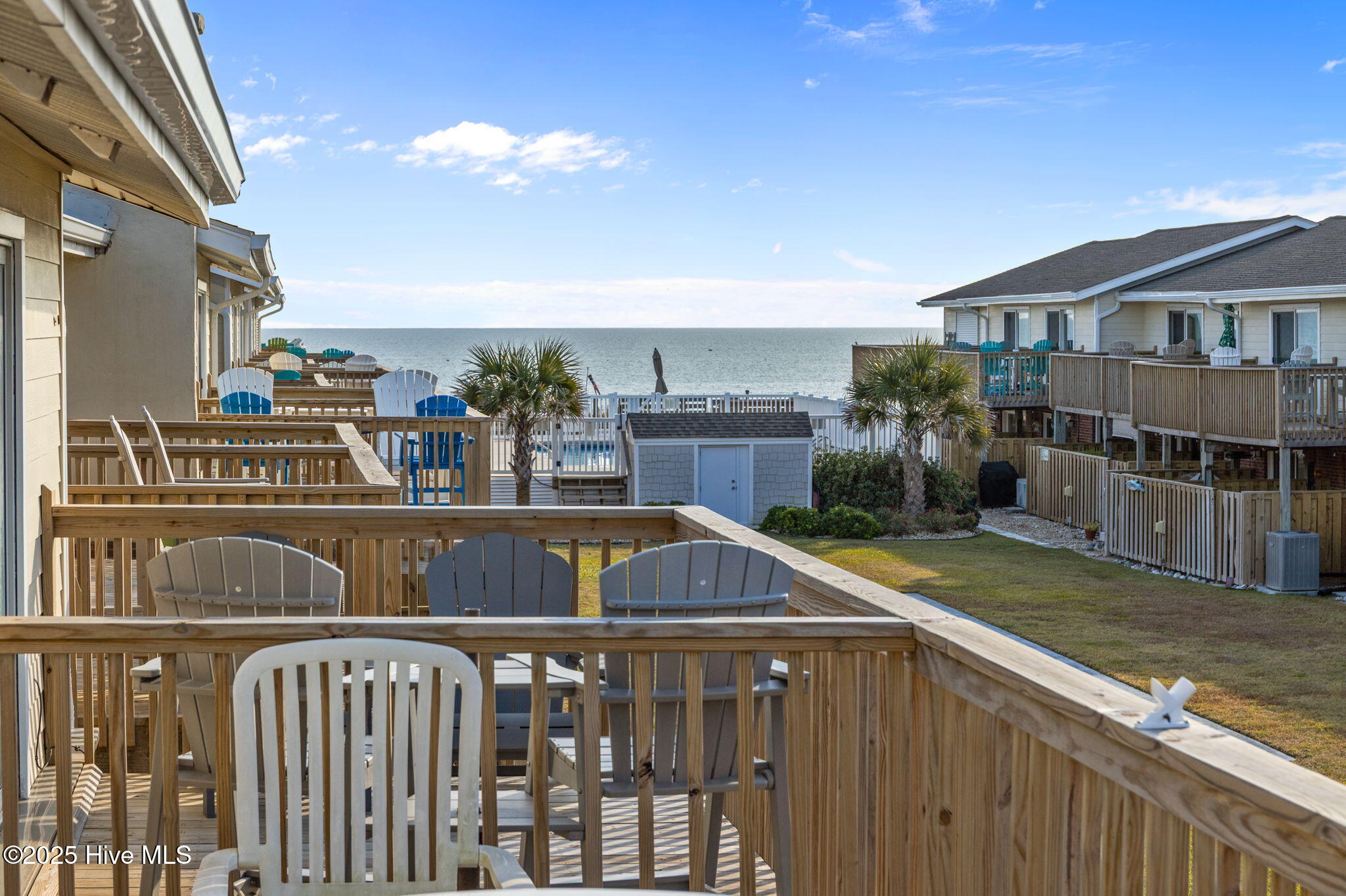 283 Salter Path Road, Unit 109 Pine Knoll Shores, NC 28512 - Photo 16 of 36 Ocean Views from Primary Bedroom Balcony