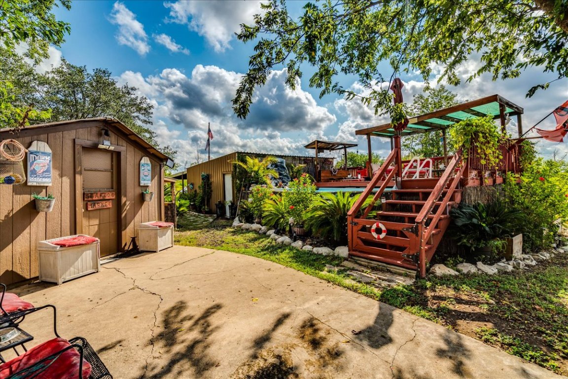 2411 Rohde Road Kyle, TX 78640 - Photo 28 of 40 View of yard with a storage shed
