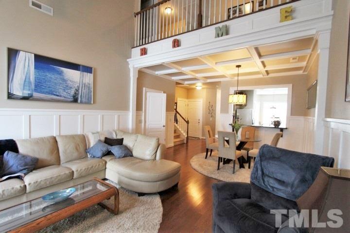 2520 Asher View Court Raleigh, NC 27606 - Photo 4 of 24 Custom trimwork, wainscotting and columns